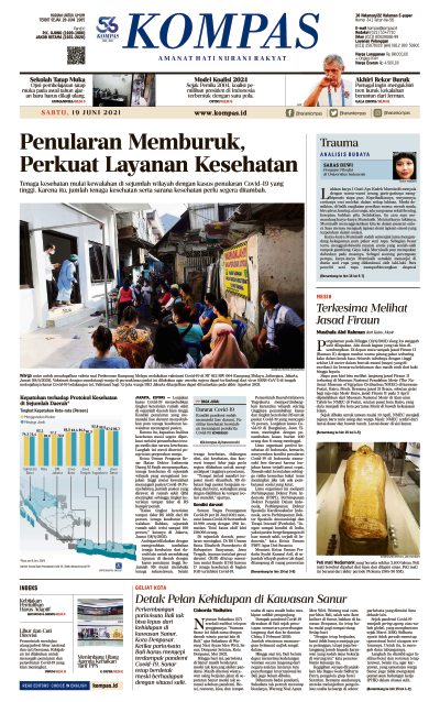 Harian Kompas Sabtu 19 Juni 2021